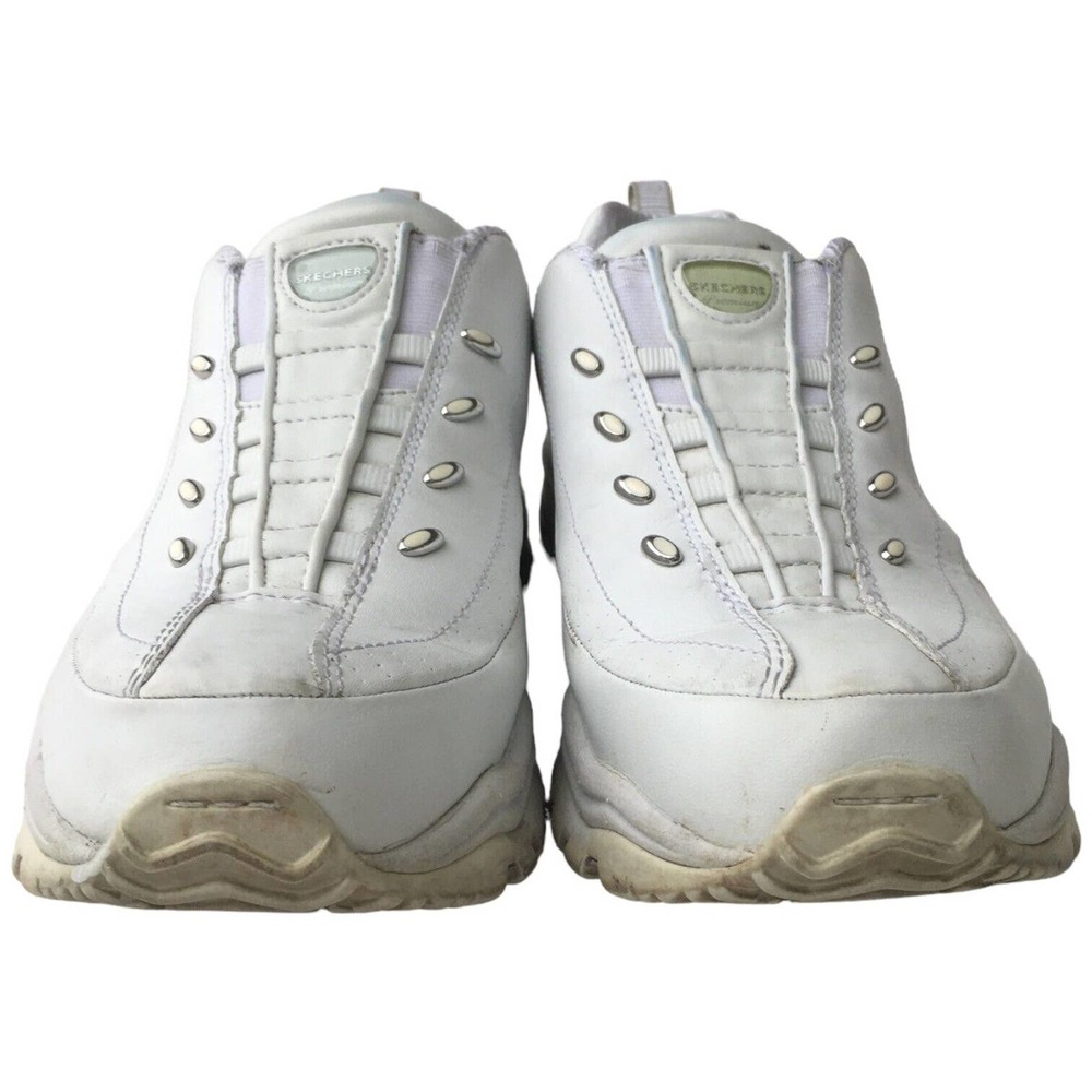 Skechers Sport Premium Premix Leather Slip On Sneaker SN1704 Womens White 10 - Picture 8 of 10